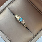 Silver ring with Sapphire