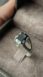 Onyx Silver Ring