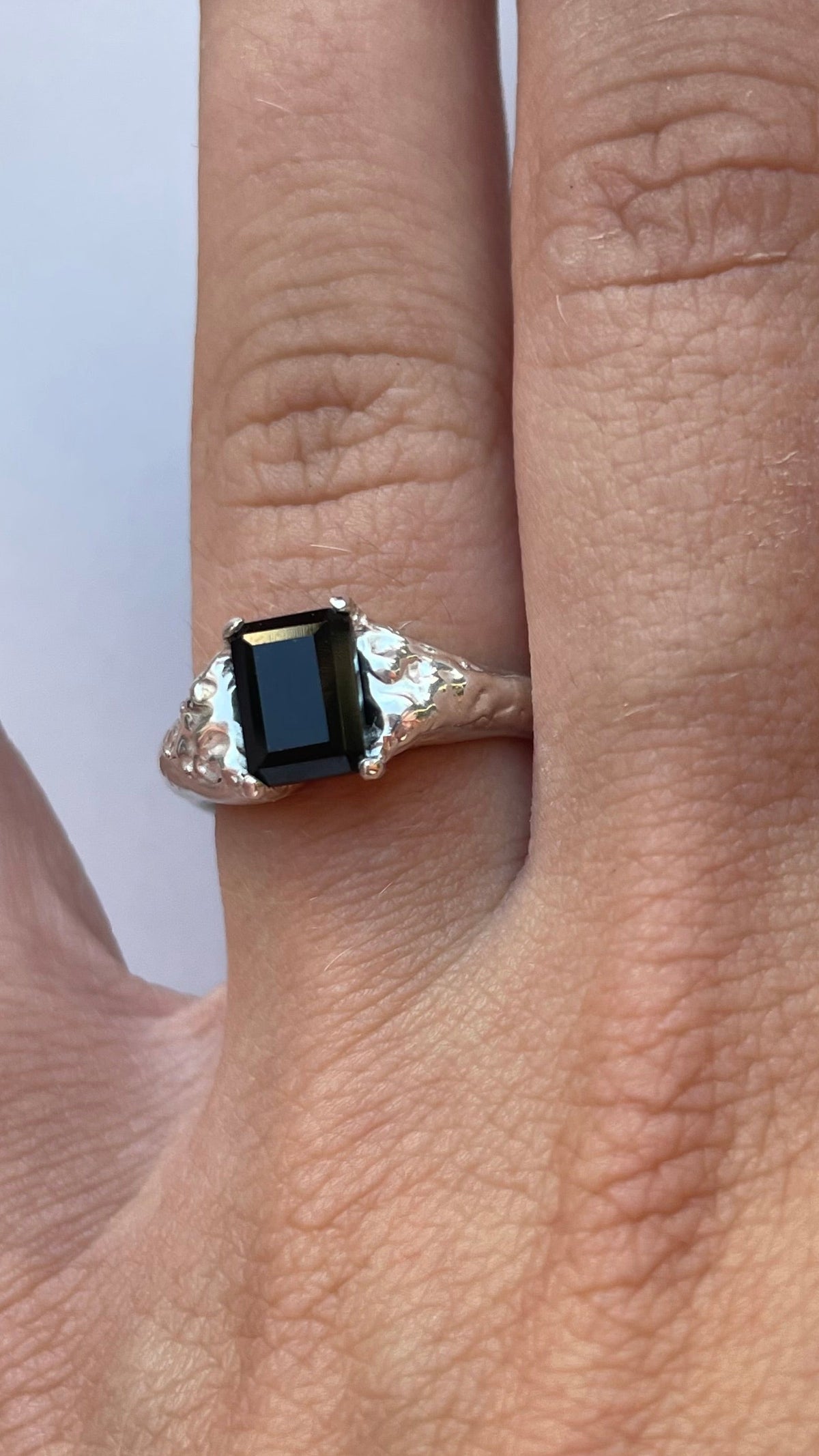 Onyx Silver Ring