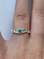 Silver ring with Sapphire